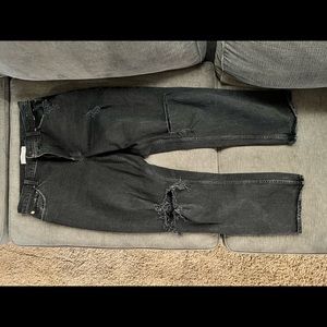 Abercrombie & Fitch curve love 90’s straight high rise